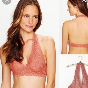 EUC Free People Galloon Lace Halter S Copper Colorway🍁
